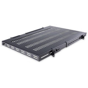 StarTech Ripiano per montaggio a rack regolabile con fessure 1U - Robusto ripiano per armadio server rack fisso - 113 kg