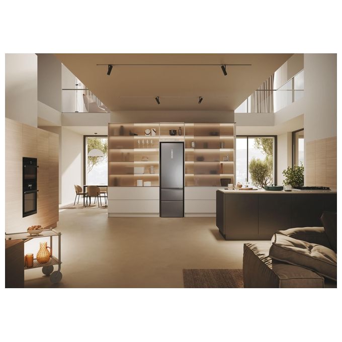 Haier HTW5620DNMG 3D 60 Serie 5 Frigorifero Combinato 414 L 205 cm Classe D 35 dB No Frost Wi-Fi colore Argento