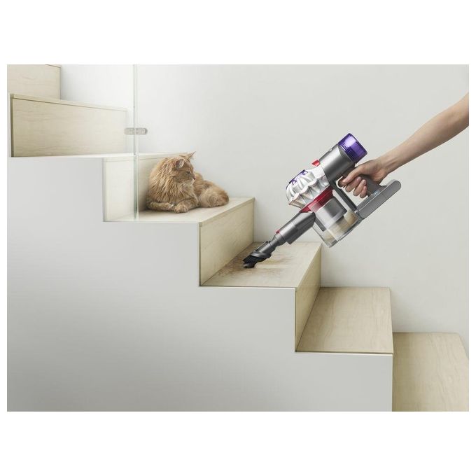 Dyson v8 advanced aspirapolvere senza filo 2in1 nichel argento 425w 40min autonomia