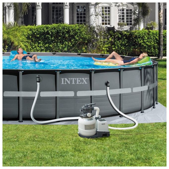 Intex Ultra Frame Piscina Xtr Frame 732x132 Struttura in Acciaio per Stabilita' e Durata Superiori