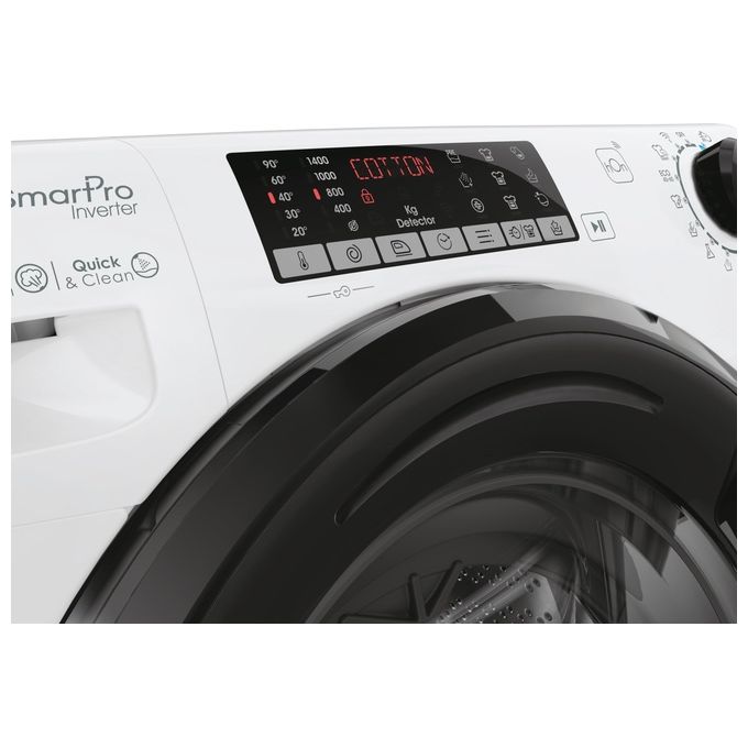 Candy CSO4136TWMB5-S - Lavatrice Libera Installazione 13 kg, Classe A, Centrifuga 1400 giri-min, Profondita' 60 cm, Inverter + Funzione Vapore + Wi-Fi Smart Pro