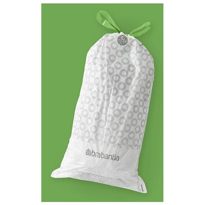 Brabantia PerfectFit Sacchi Immondizia Tipo G 25-30 Litri 40 Pezzi