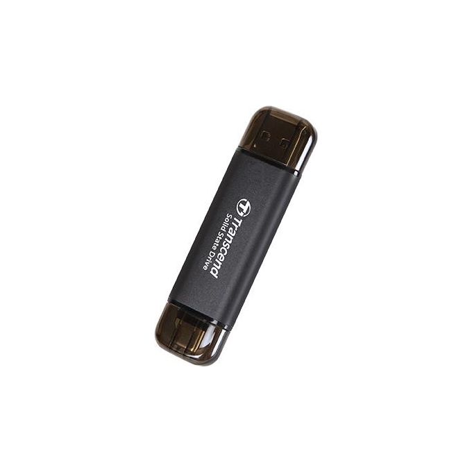 Transcend ESD310C SSD Esterno 256 GB USB 3.2 Gen 2x2 1050 MB-s Alluminio colore Nero