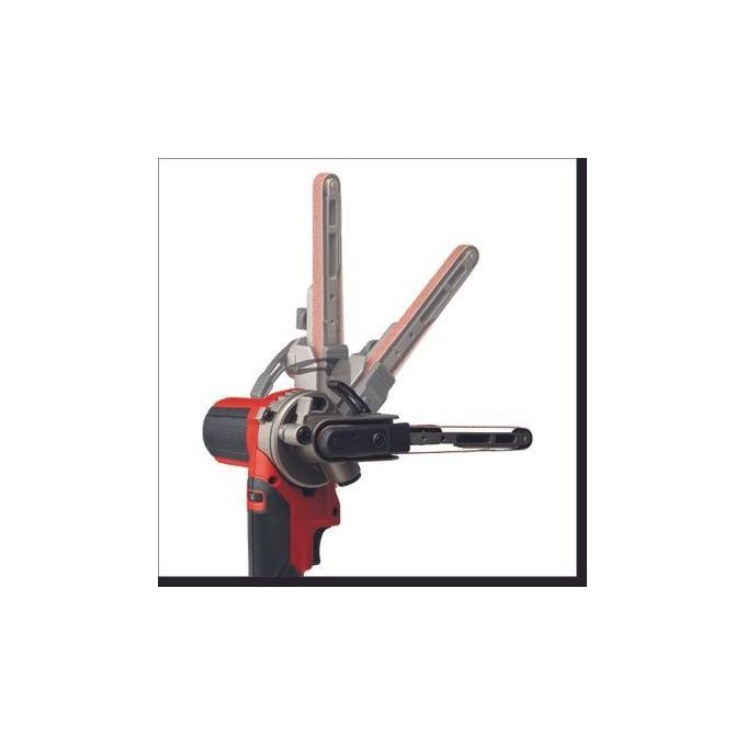 Einhell 4461000 TE-BF 18 Li-Solo Lima a nastro a batteria 18 V velocita' 250-1700 m-min con 2 bracci 9 mm e 13 mm colore Nero