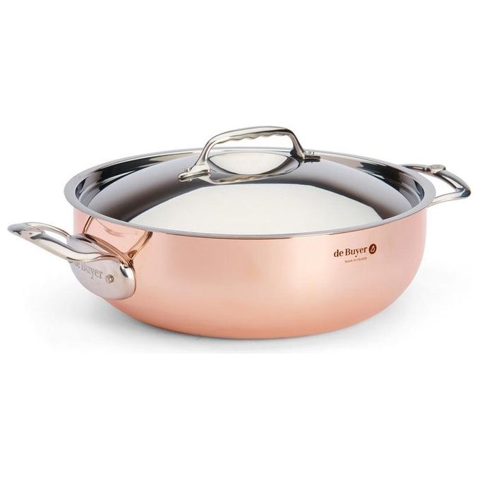 De Buyer Prima Matera Pentola Rame-Inox 28cm Conica per Induzione