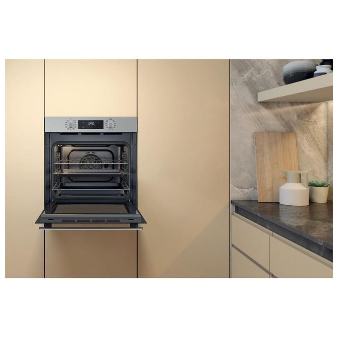 Whirlpool OMR58HR0X Elements Forno da incasso Elettrico Ventilato 71 L Classe A+ Cook3 8 programmi (60x60x55 cm) colore Inox