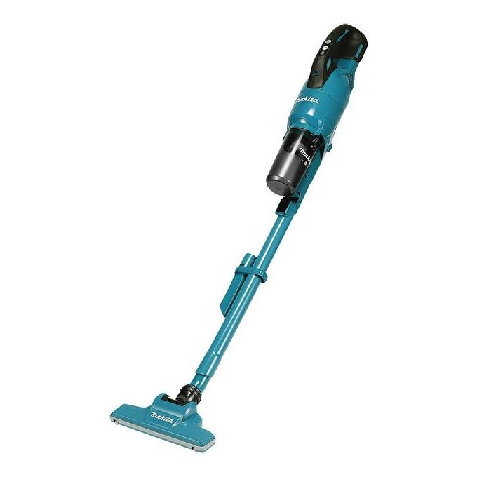Makita DCL286FRF Aspirapolvere a bastone 2 in 1 ciclonico senza sacchetto 0,25 L 100 W fino a 38 min autonomia 4 velocita' motore brushless 18 V colore Nero Blu