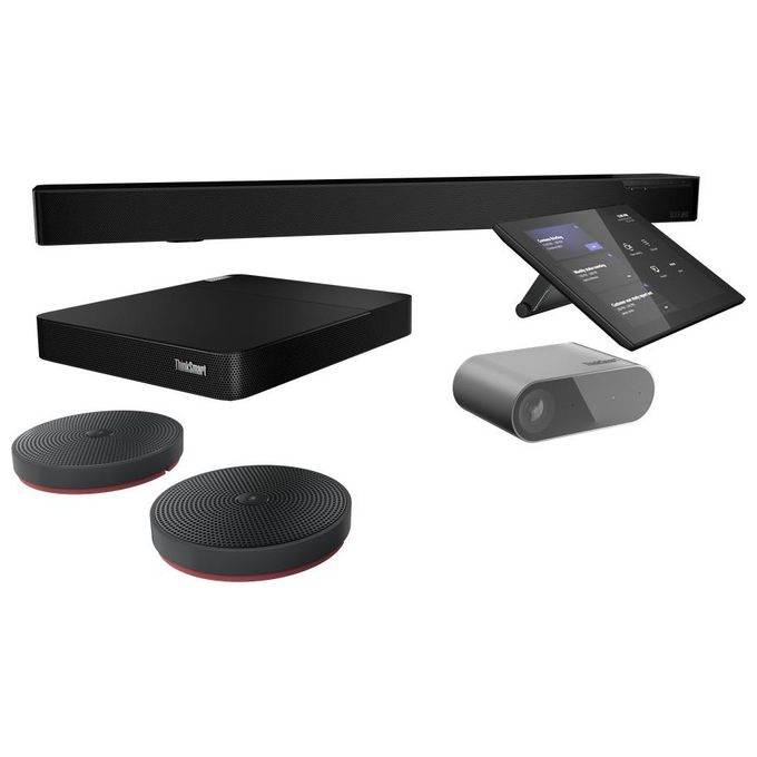 Lenovo 12QN0004IX ThinkSmart Core + IP Controller Full Room Kit sistema di conferenza 8 MP Windows 11 IoT 10.1'' touch Wi-Fi 6 Bluetooth 5.0 colore Nero