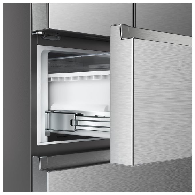 Hisense RF632N4BCE Frigorifero French Door 485 L 200 cm Classe E 38 dB Total No Frost Multi Air Flow colore Acciaio Inox
