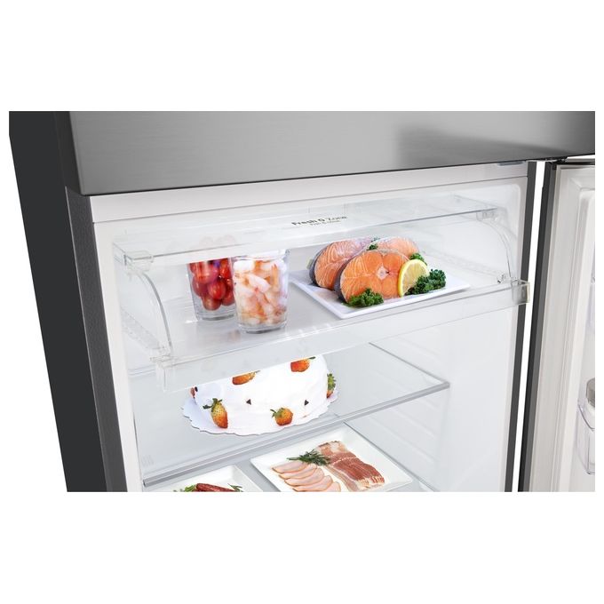 LG GTBV44PYBKD Frigorifero Doppia Porta 461 L 184.5 cm Classe E 35 dB Wi-Fi Door Cooling Linear Cooling No Frost Display LED (184.5x70x72.5 cm) colore Argento
