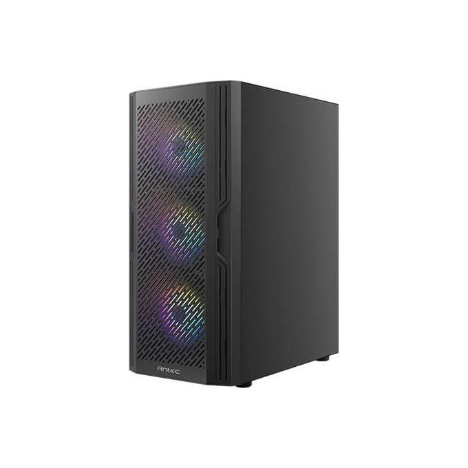 Antec AX20 RGB TG Midi Tower PC Case MATX 2x USB 2.0 Pannello in Vetro Temperato RGB colore Nero