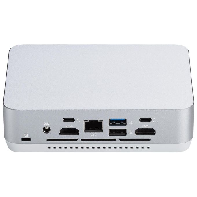 ASUS 90AR0051-M000A0 NUC 14 Pro+ Mini PC Barebone Intel Core Ultra 7 155H RAM fino a 96 GB DDR5 SSD M.2 Thunderbolt 4 Wi-Fi 6E Bluetooth 5.3 colore Bianco