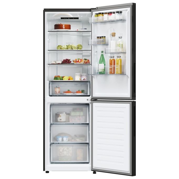 Candy CNCQ2T618EB Fresco 300 Frigorifero Combinato 355 L 185 cm Classe E 38 dB No Frost colore Nero