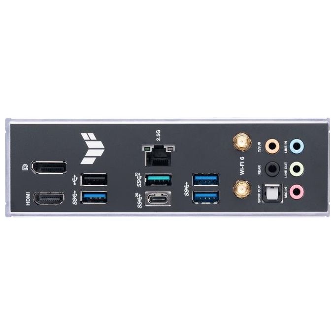 Asus TUF GAMING B760-PLUS WIFI Scheda Madre ATX Intel B760 LGA 1700 DDR5 192GB PCIe 5.0 3x M.2 WiFi 6E USB 3.2 Gen 2 Type-C colore Nero