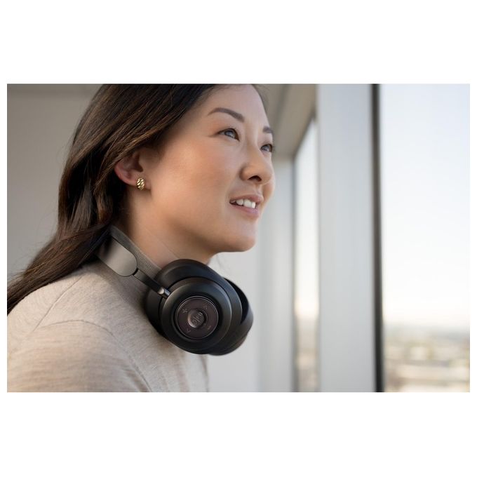 Kensington K83452WW Cuffie over-ear Bluetooth H3000 Cancellazione Rumore Attiva con AI Durata Batteria 60 h Connessione Bluetooth 5.2 colore Nero