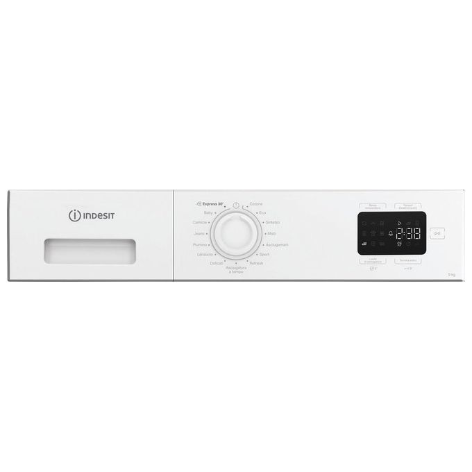 Indesit C YD 92D WW IT Asciugatrice Pompa di Calore 9 Kg Classe E 64 dB Partenza Differita QuickDry (85x60x61 cm) colore Bianco