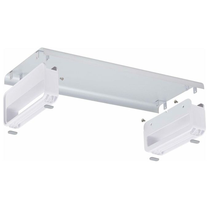 StarTech.com 1MFSW-MONITOR-RISER Supporto per Monitor Ergonomico fino a 15 Kg Altezza Fissa 9 cm Piattaforma in Acciaio colore Argento