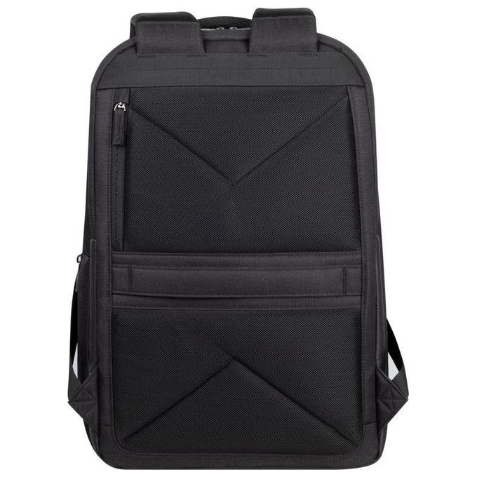 Rivacase 8164 BLACK Zaino per laptop ECO 17.3'' con tasca tablet e cinghia trolley colore Nero