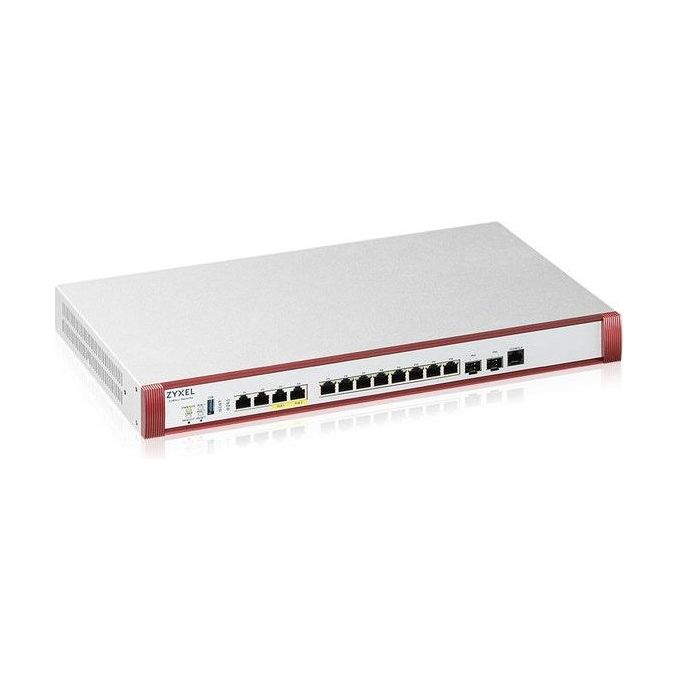 Zyxel USGFLEX700H Firewall Hardware Throughput 15 Gbit-s 12 porte LAN RJ-45 2 moduli SFP+ SSL-TLS