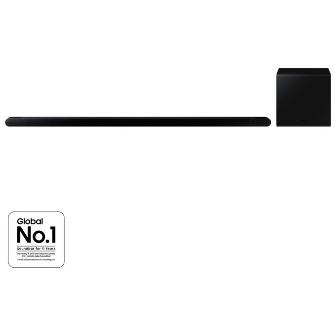 Samsung HW-S800D Serie S Soundbar 3.1.2 Canali Dolby Atmos Wireless 10 Speaker Subwoofer Wireless Q-Symphony Alexa colore Nero
