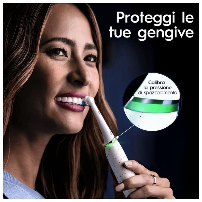Oral-B 4210201435624 iO 10 Spazzolino elettrico Ricaricabile Tecnologia Magnetica 7 modalita' Timer 2 min autonomia 2 settimane colore Bianco