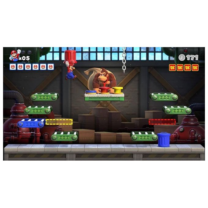 Nintendo 10011788 Mario vs. Donkey Kong Gioco per Nintendo Switch Edizione Standard Lingue ITA Inglese Francese Tedesco Spagnolo Olandese Giapponese Coreano colore Nero