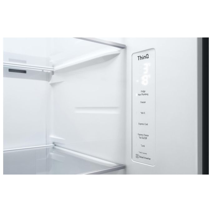 LG GSGV81EPLL InstaView Frigorifero Side by Side 635 L 179 cm Classe E 36 dB Total No Frost Wi-Fi Dispenser colore Nero