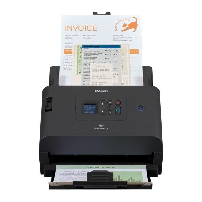 Canon 6383C003 imageFORMULA DR-S250N Scanner a foglio 600 x 600 DPI A4 scansione fronte retro LAN USB colore Nero