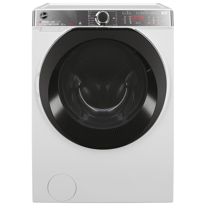 Hoover H5DPB485BC9-1-S H-WashandDry 550 Lavasciuga Slim 8-5 Kg 1400 rpm Classe A Inverter Vapore Wi-Fi (85x60x54 cm) colore Bianco