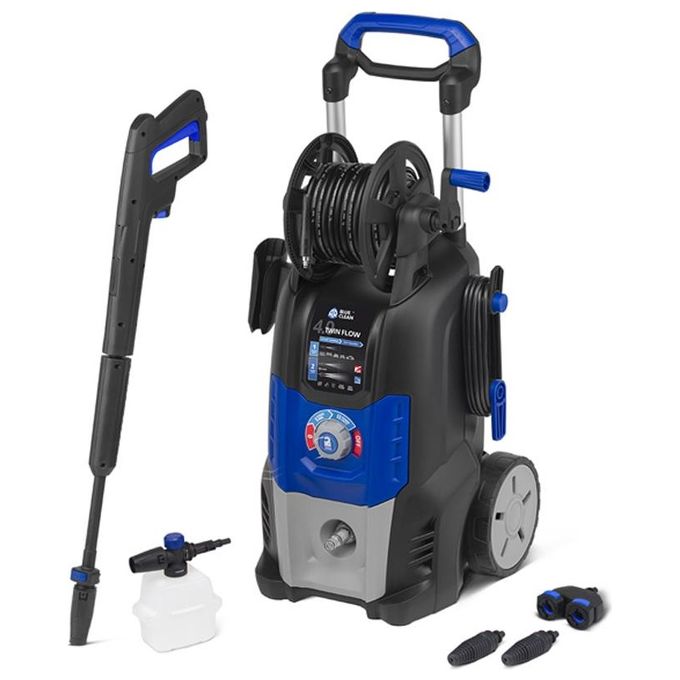 AR Blue Clean 4.0 TWIN FLOW Idropulitrice Alta Pressione Dualtech System 2500 W 150 Bar 810 l-h colore Blu