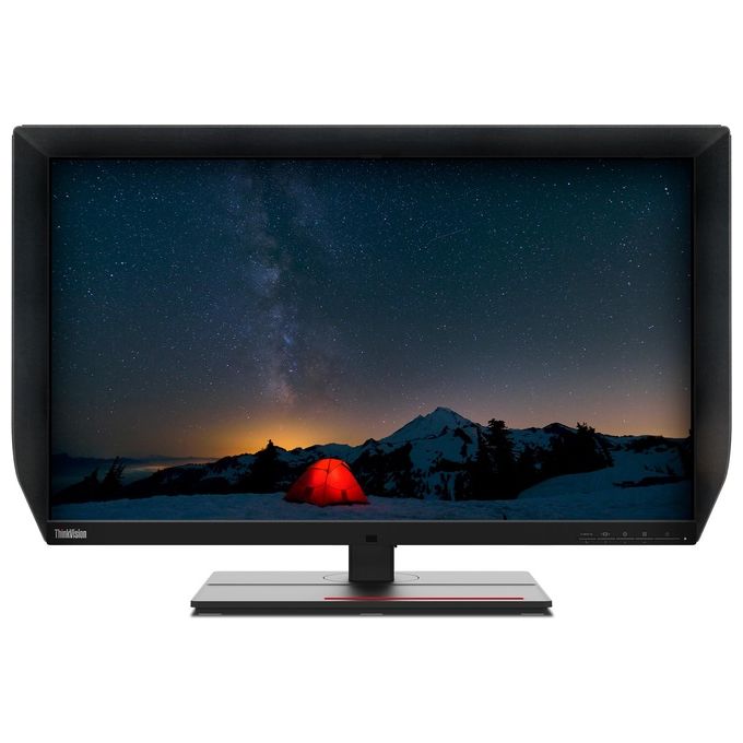 Lenovo 62CBRAT6EU ThinkVision P27u-20 Monitor 27'' 4K UHD IPS 3840x2160 60 Hz Thunderbolt 4 HDR400 VESA colore Nero