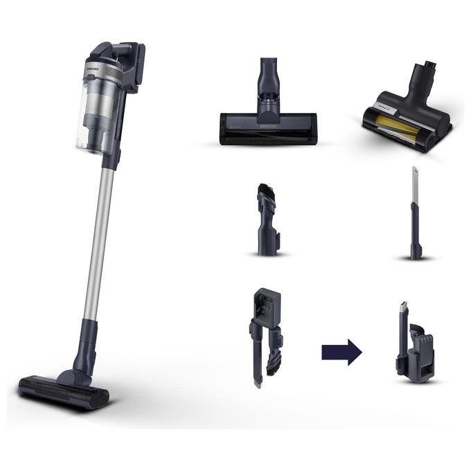 Samsung VS15A60AGR5 Jet 65 Pet Aspirapolvere senza filo Multiciclonica 0,8 L 150 W 40 min 86 dB colore Nero Argento