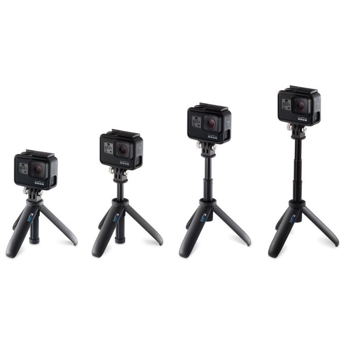 GoPro AFTTM-001 Shorty Mini Asta di Prolunga e Treppiede compatibile con tutte le fotocamere GoPro colore Nero