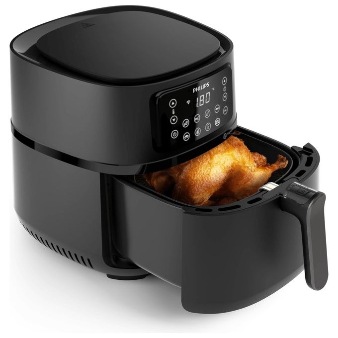 Philips HD9285-93 Friggitrice ad aria XXL Serie 5000 7,2 L 2000 W 16 programmi Wi-Fi colore Nero