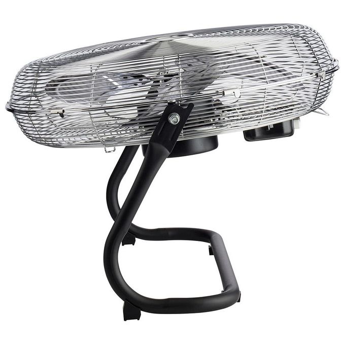 Bimar VS58 Ventilatore da Pavimento e Parete 2 in 1 Elica 45cm 3 Pale Alluminio 100W colore Nero