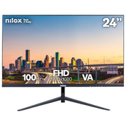 Nilox NXM24FHD111 Monitor 24'' Full HD 100 Hz 1 ms VESA 75x75 mm colore Nero