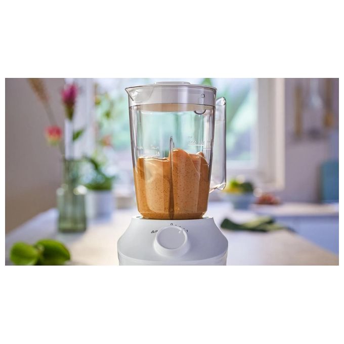 Philips HR2041-00 3000 Series Frullatore da Tavolo ProBlend 450W 1,9 L 4 velocita' Tritaghiaccio colore Bianco