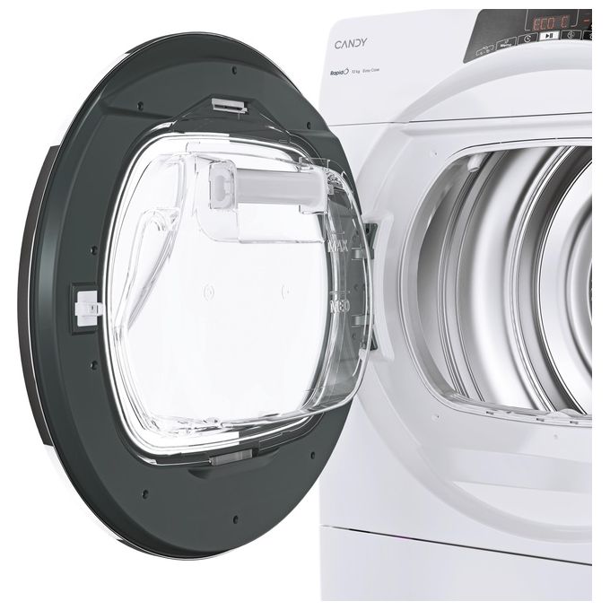 Candy ROE H10A2TCEX-S Rapido' Asciugatrice Pompa di Calore 10 Kg Classe A++ Wi-Fi Bluetooth 66 dB (85x59,6x61,1 cm) colore Bianco