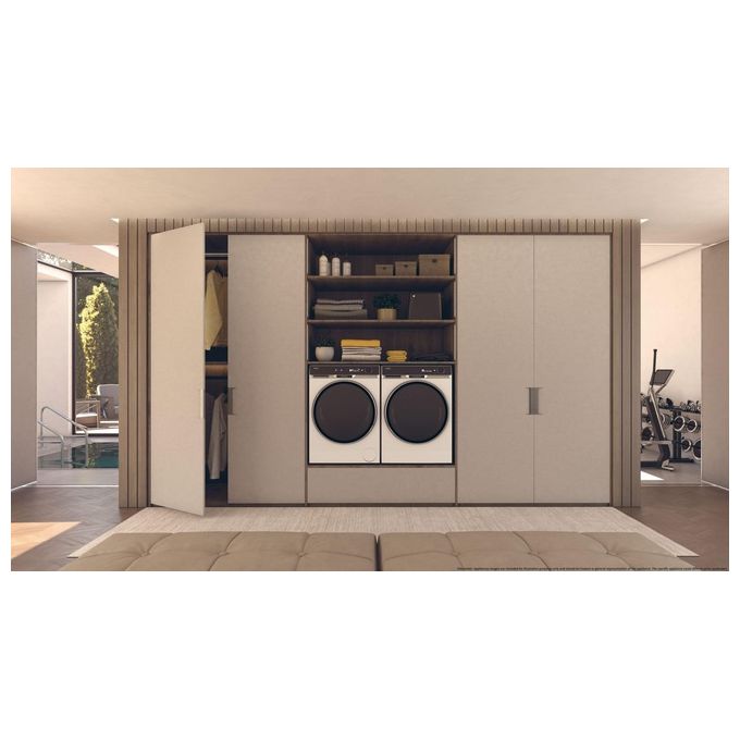 Haier HD90-A3Q397U1 X Serie 11 Asciugatrice Pompa di Calore 9 Kg Classe C Wi-Fi Inverter I-Refresh Pro (84x59x70 cm) colore Bianco