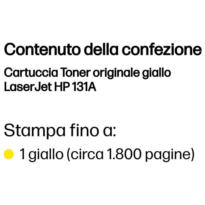 Hp 131a Yellow Laserjet Toner