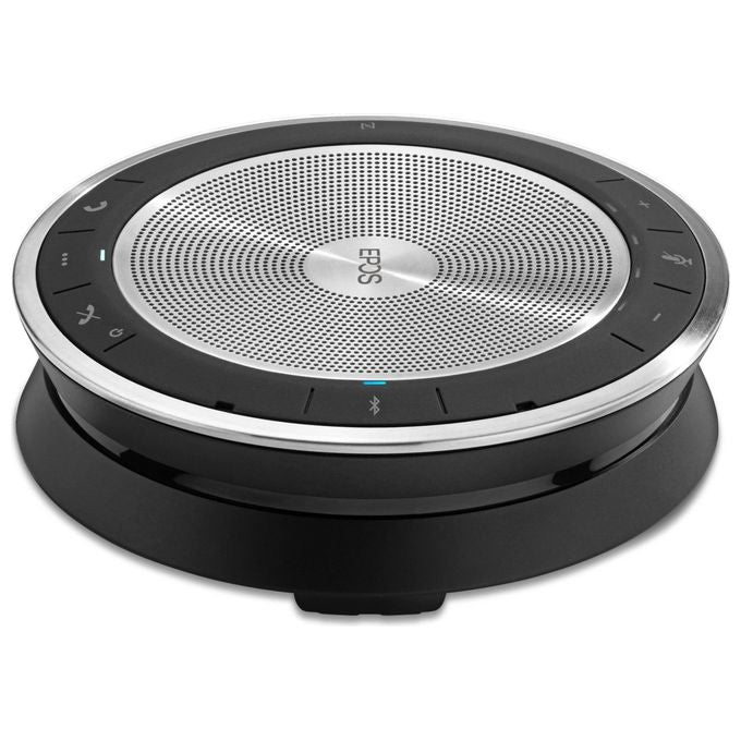 EPOS 1000224 EXPAND SP 30+ Speakerphone Wireless e Cablato Bluetooth 5.0 USB-C per PC Smartphone Tablet colore Nero e Argento