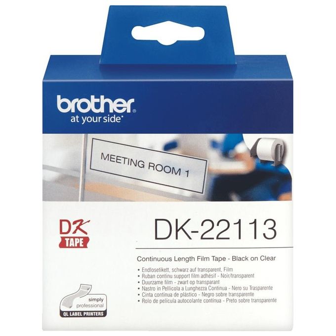 Brother Nastro Ades In Pell Nero Trasp 62mm