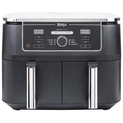 Ninja AF400EU Friggitrice ad aria Dual Zone 9.5 L 2470 W 6 funzioni 2 cestelli digitale colore Nero
