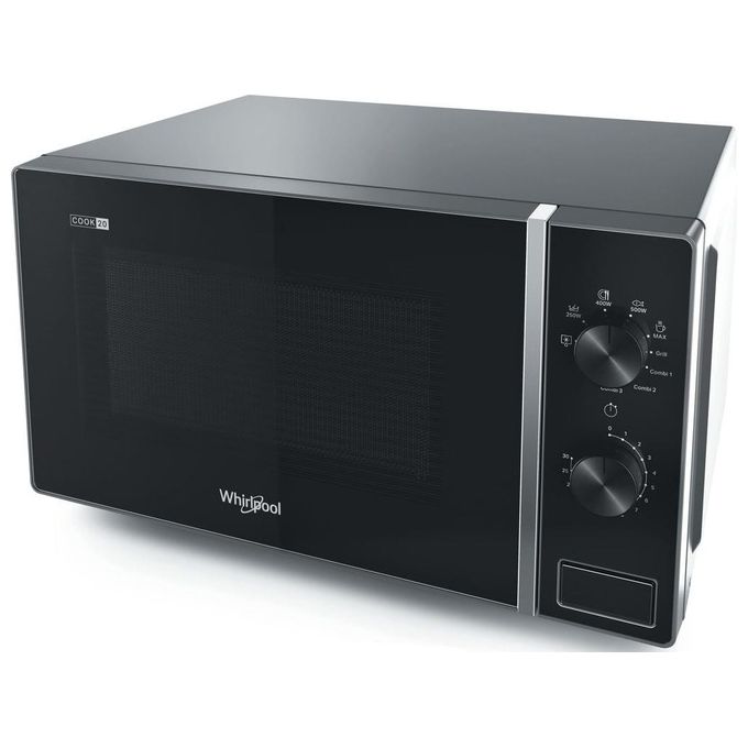 Whirlpool MWP 103 SB Forno a Microonde con Grill al Quarzo 20 L 700 W 5 livelli di potenza colore Nero Argento