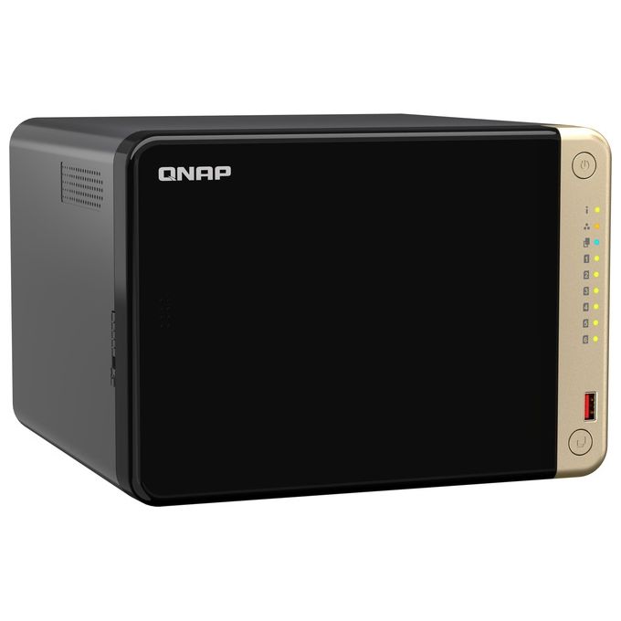Qnap TS-664-8G NAS Tower 6 Bay Intel Celeron N5095 8 GB DDR4 2x 2.5GbE LAN HDMI 4K colore Nero