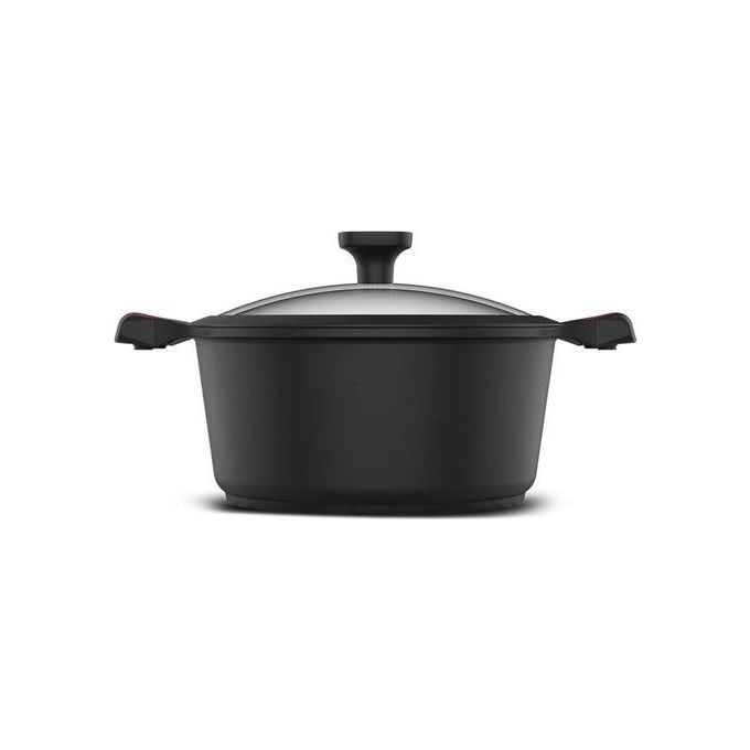 Taurus 980928000 Great Moments Casseruola in Alluminio Pressofuso 28 cm 4.5 L Antiaderente Legend Force 6 Strati Induzione Gas Vetroceramica