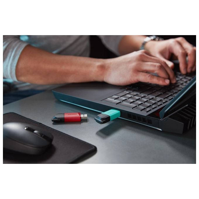 Kingston Flash Drive Usb3.2 256Gb Exodiam Nero-Verde
