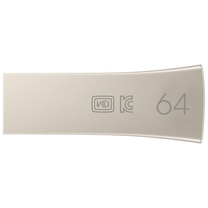 Samsung Bar Plus Chiavetta Usb 64Gb Usb Tipo A 3.2 Gen 1 Argento