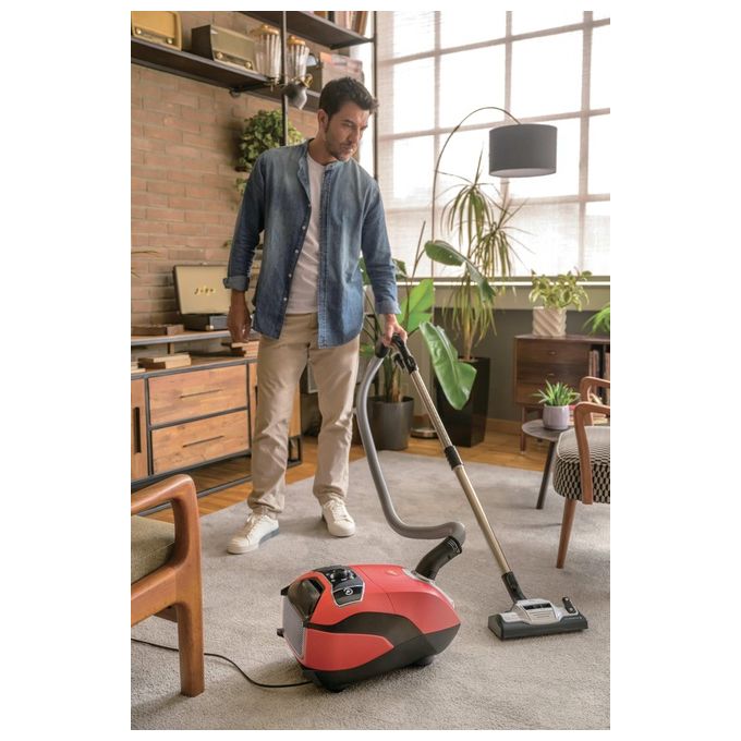 Hoover HE710HM011 H-Energy 700 Aspirapolvere a Traino con Sacco 5 L 850W 64 dB colore Rosso