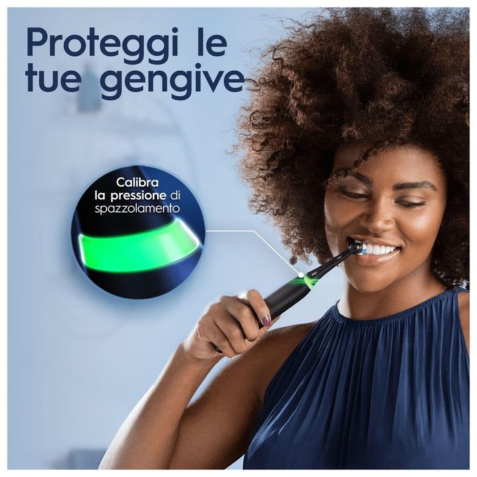Oral-B 8006540731536 iO 3 Spazzolino elettrico Rotante-Oscillante 3 modalita' Timer 2 min colore Nero